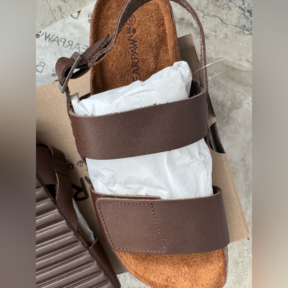 BearPaw Women’s Dark Brown Sandals - Picture 4 of 5